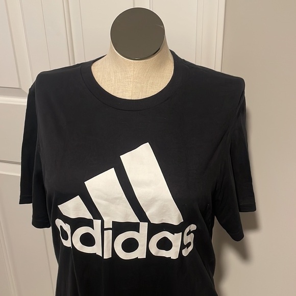 Adidas amplifier tee Mens black basic Bos graphic shirt New Size Large - Picture 5 of 7